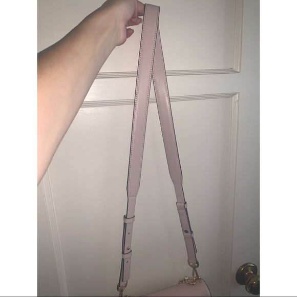 Michael Kors Blush Crossbody with Gold Charm Chain - Picture 15 of 16
